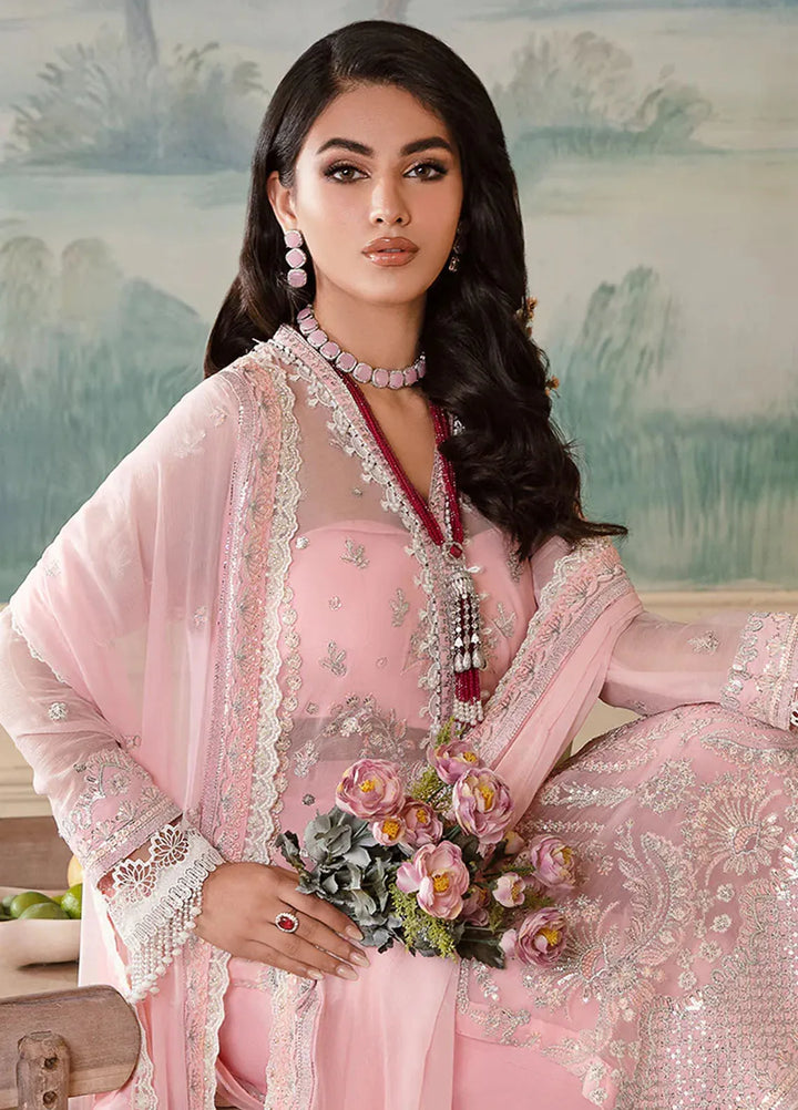 Zarposh Pret Embroidered Chiffon 3 Piece Suit Rubab