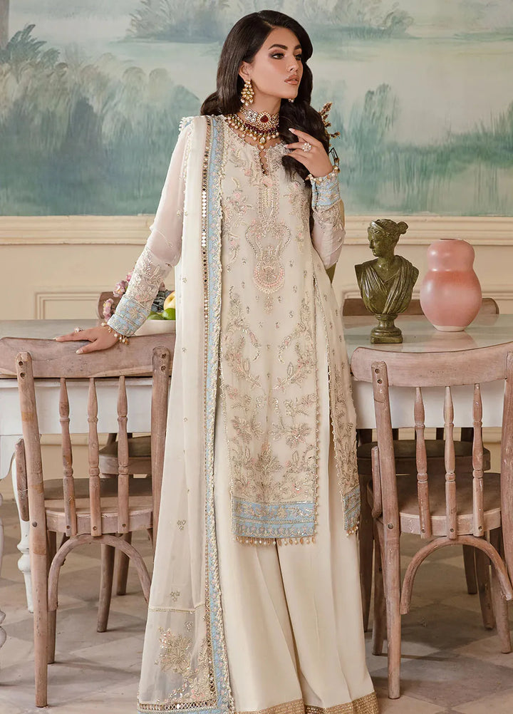 Zarposh Pret Embroidered Chiffon 3 Piece Suit Shafaq