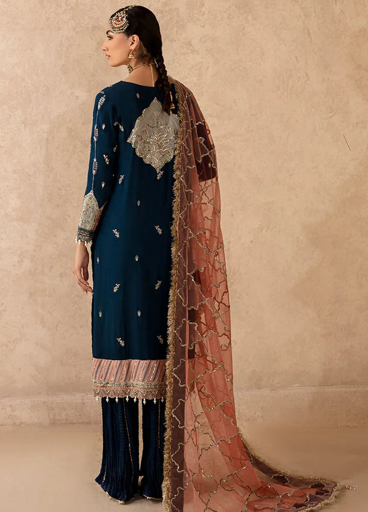 Zarposh Pret Embroidered Net 3 Piece Suit Anaya