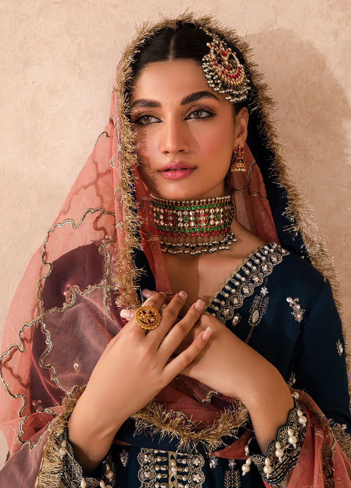 Zarposh Pret Embroidered Net 3 Piece Suit Anaya