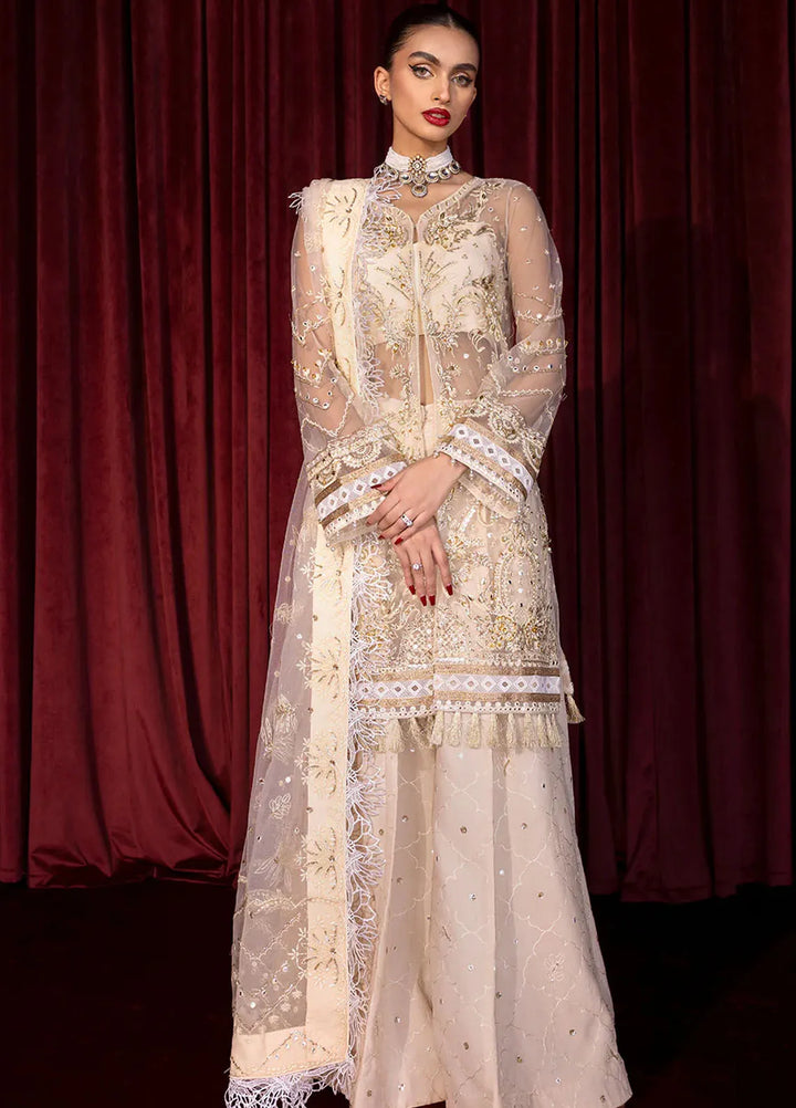 Embroidered Net 3 Piece Suit