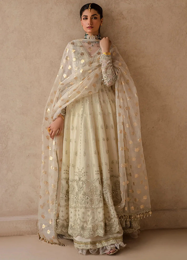 Zarposh Pret Embroidered Net 3 Piece Suit Raniya