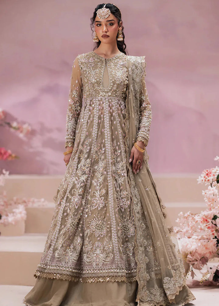 Zarposh Pret Embroidered Net 3 Piece Suit Zaib