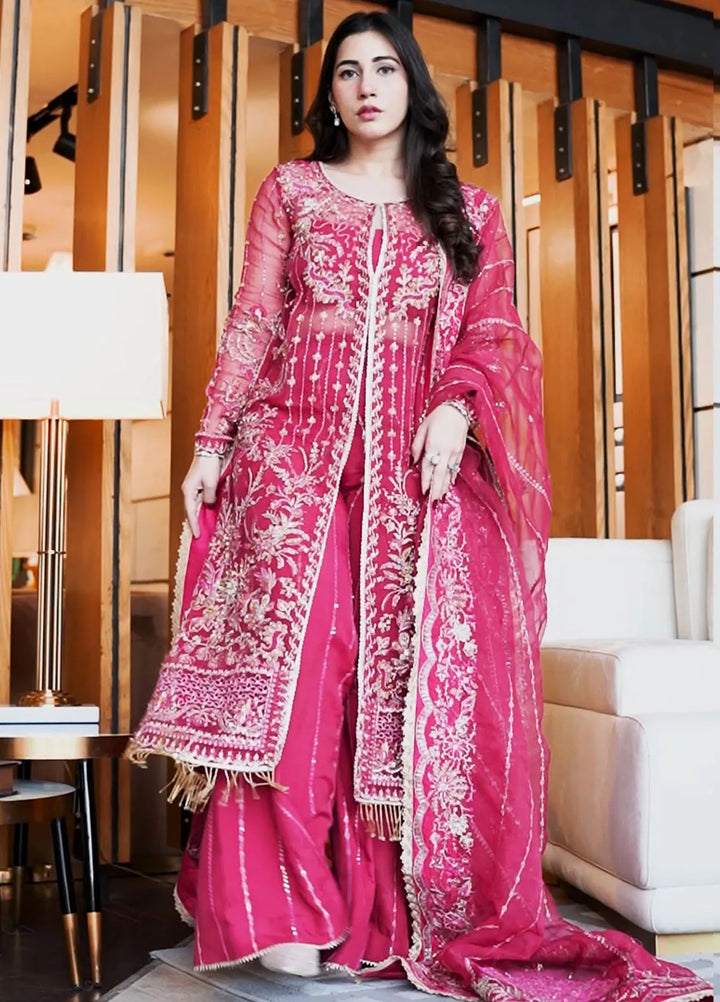 Zarposh Pret Embroidered Organza 3 Piece Suit Alaya