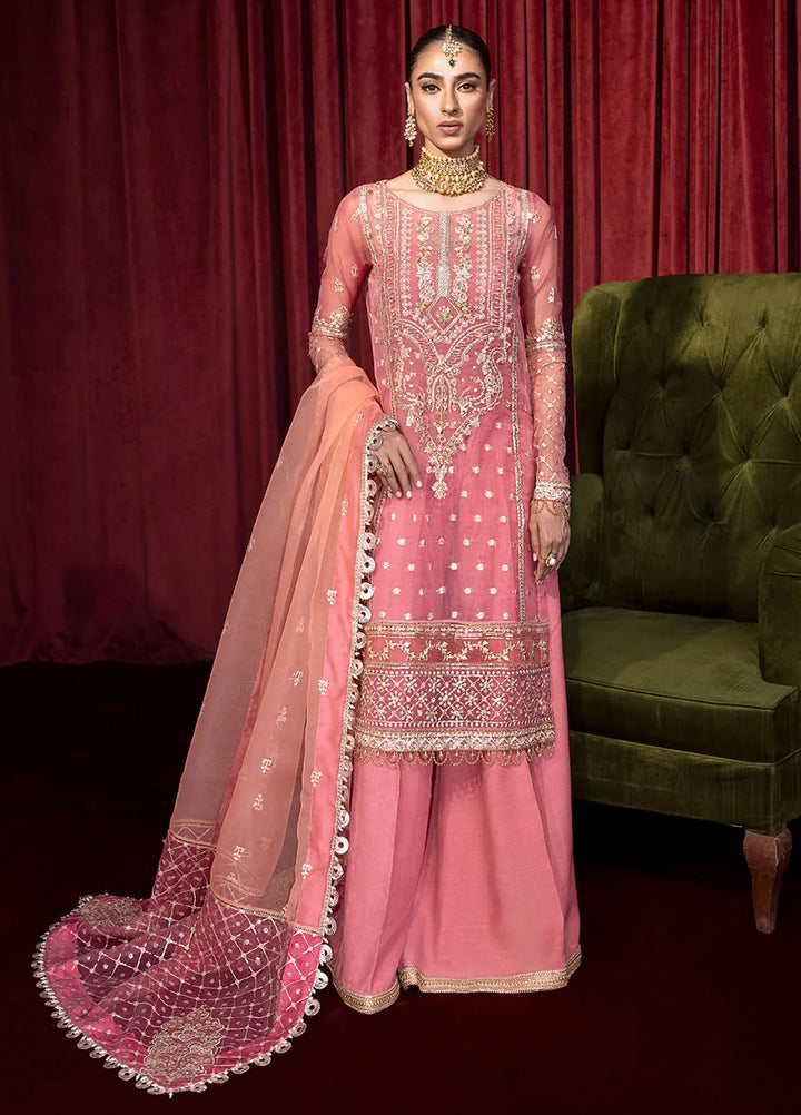 Embroidered Organza 3 Piece Suit