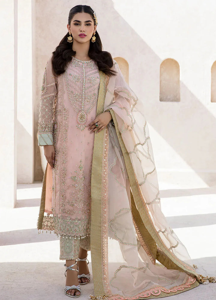 Zarposh Pret Embroidered Organza 3 Piece Suit Leila