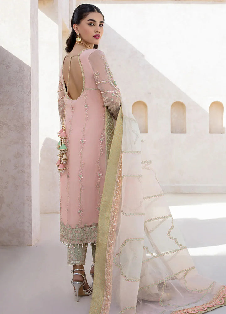 Zarposh Pret Embroidered Organza 3 Piece Suit Leila