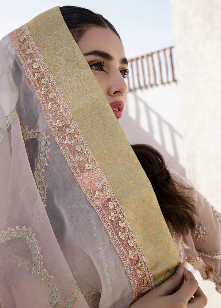 Zarposh Pret Embroidered Organza 3 Piece Suit Leila