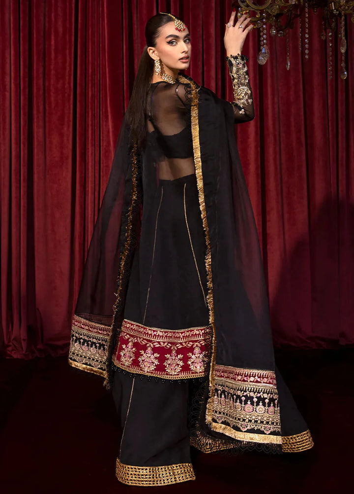 Embroidered Organza 3 Piece Suit