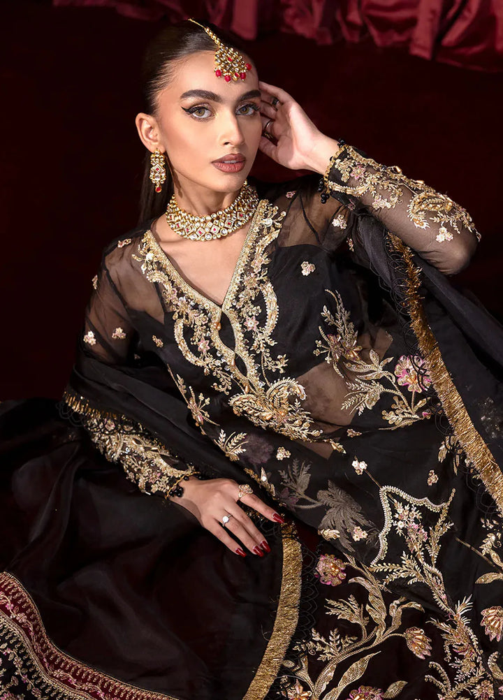 Embroidered Organza 3 Piece Suit