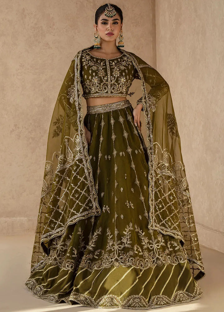 Zarposh Pret Embroidered Organza 3 Piece Suit Maya