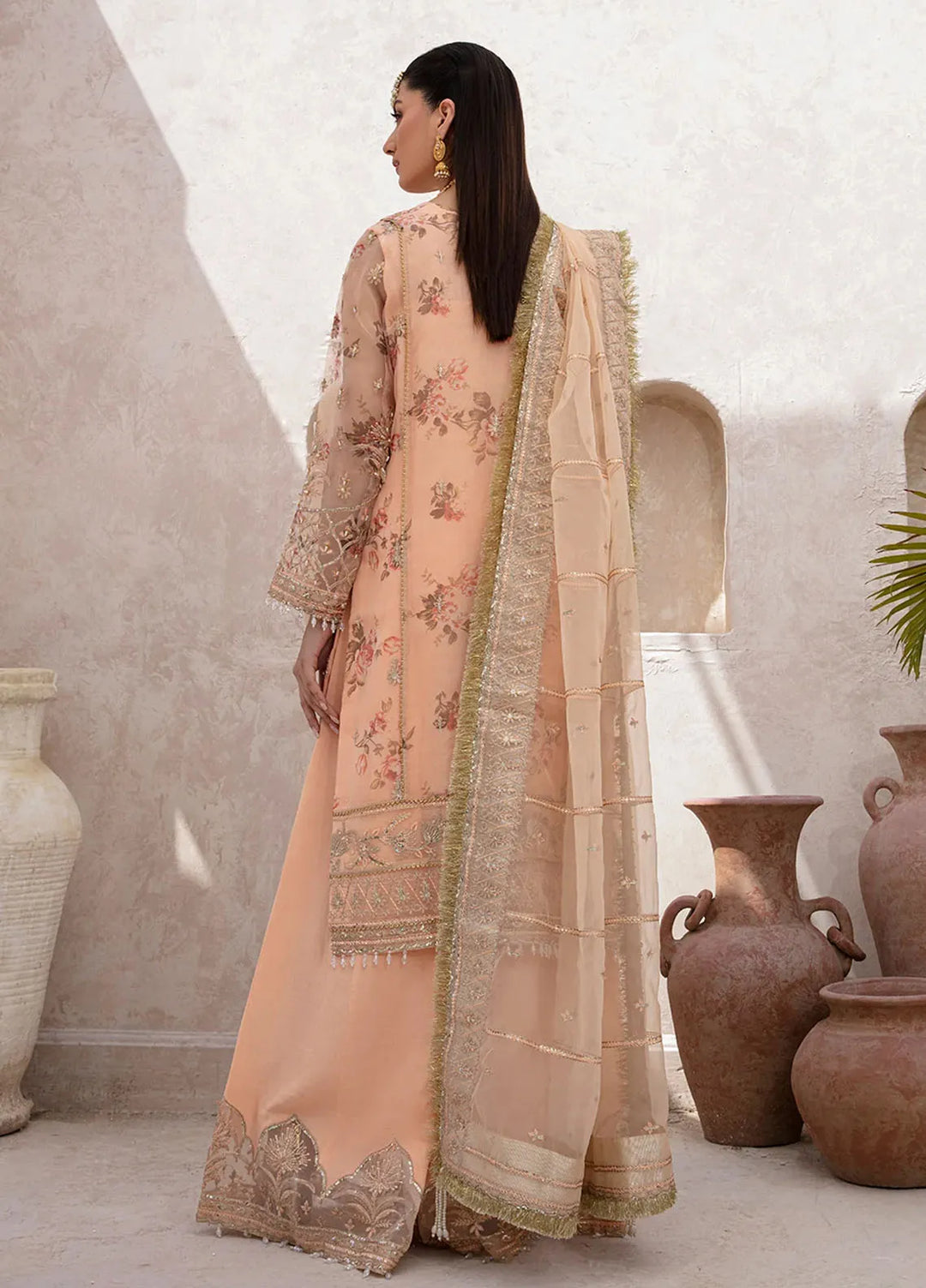 Zarposh Pret Embroidered Organza 3 Piece Suit Nuri