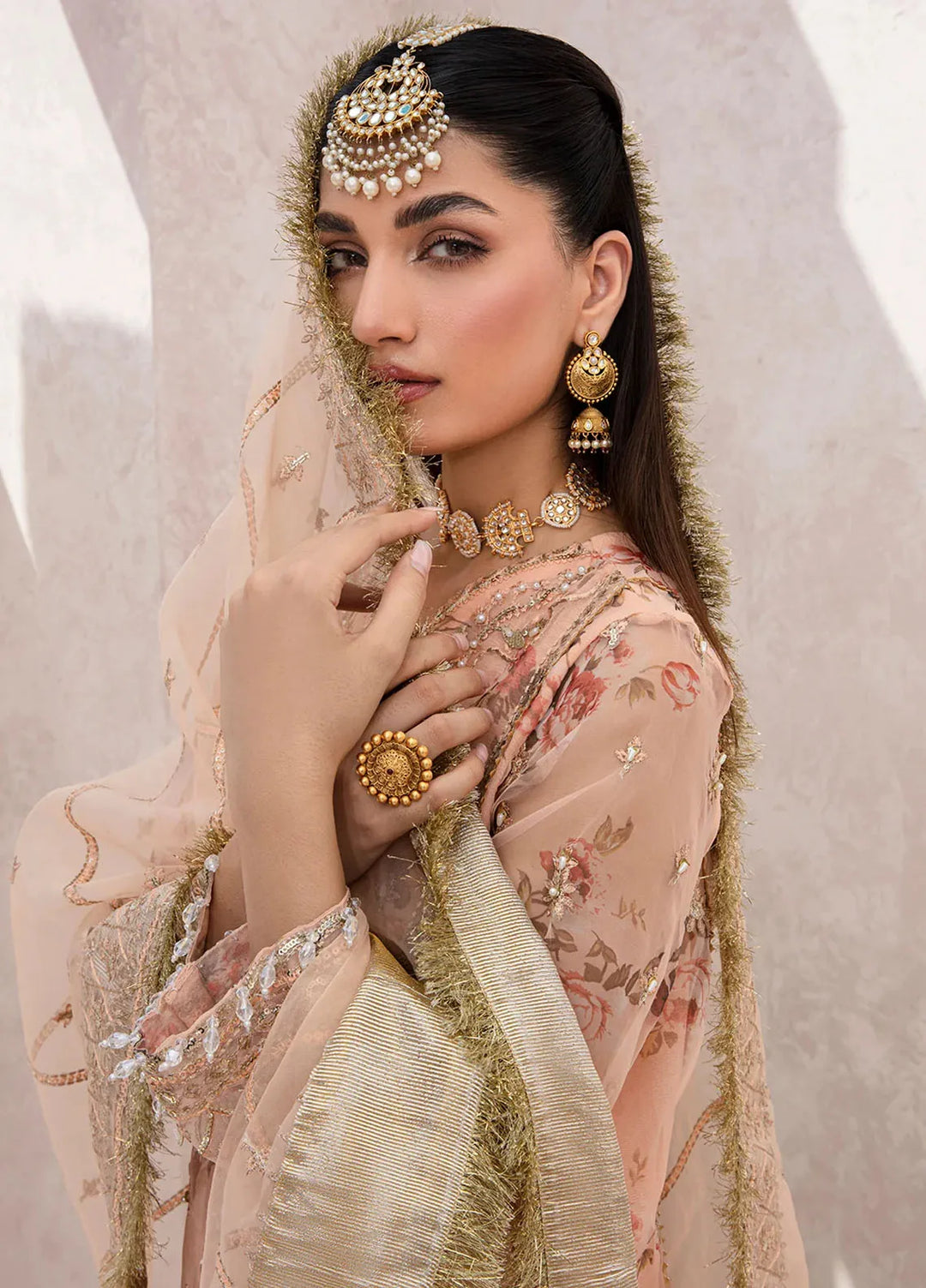 Zarposh Pret Embroidered Organza 3 Piece Suit Nuri