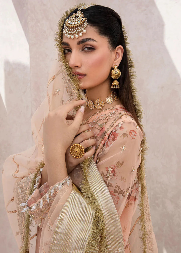 Zarposh Pret Embroidered Organza 3 Piece Suit Nuri