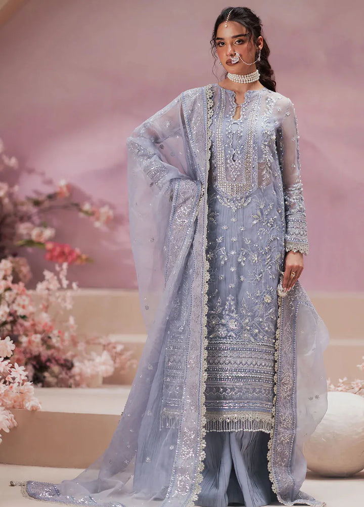 Zarposh Pret Embroidered Organza 3 Piece Suit Zemal