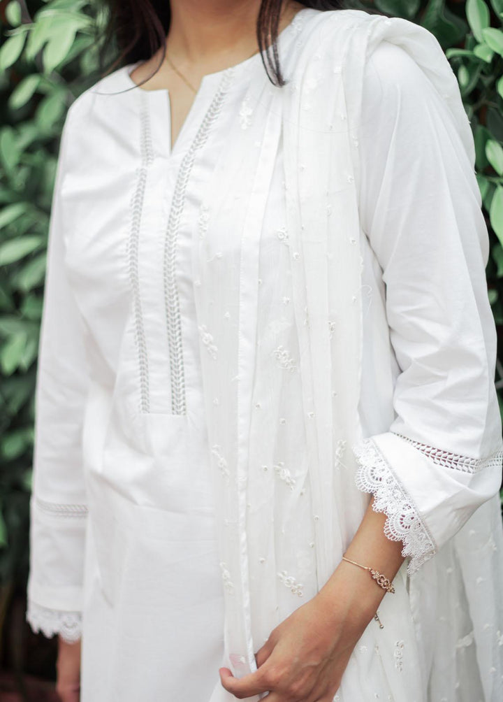 Zauk Pret Embroidered Cotton 3 Piece Suit ZK23F Pearl