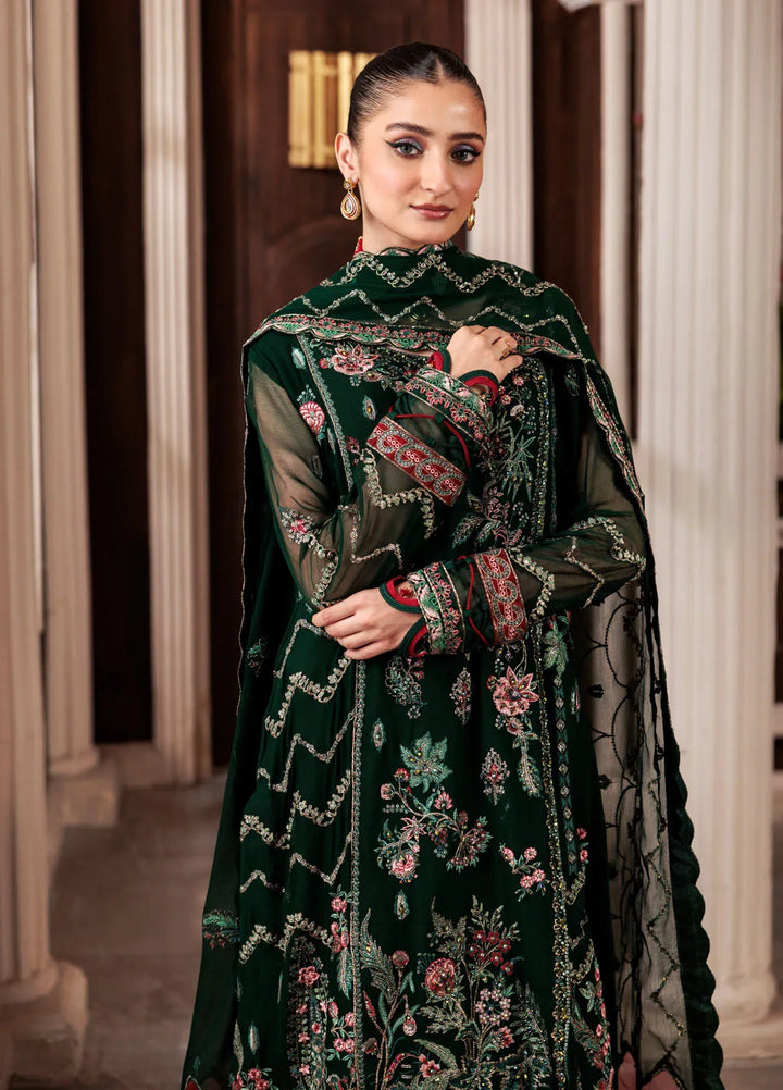 Zeenat by Zebtan Embroidered Chiffon Suits Unstitched 3 Piece ZBT24Z ZN 10 Sehar - Formals Collection