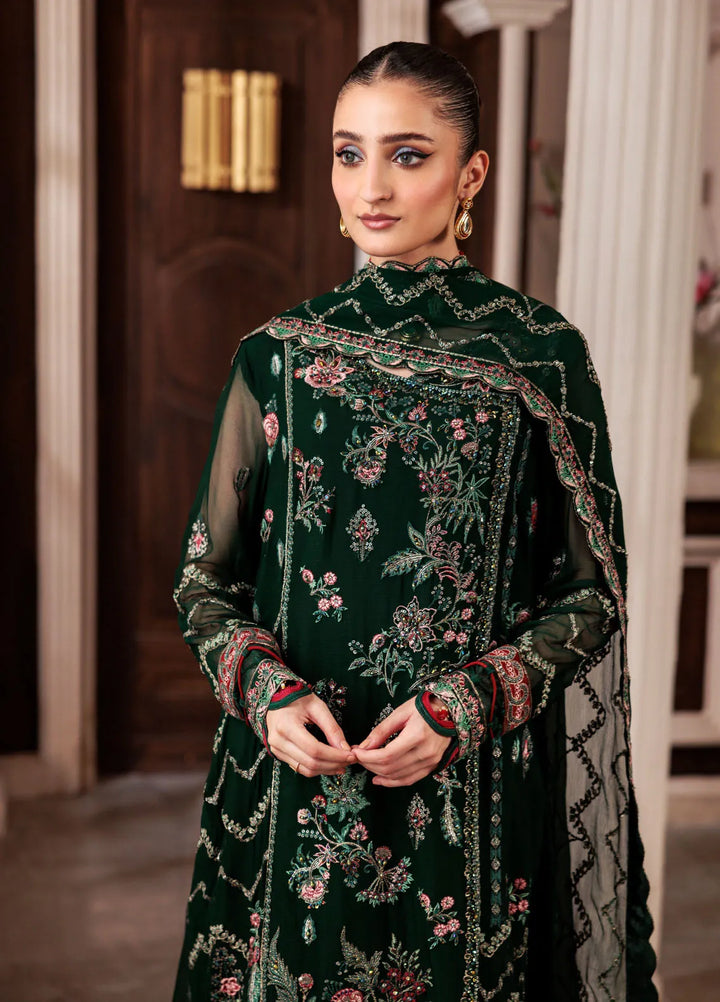 Zeenat by Zebtan Embroidered Chiffon Suits Unstitched 3 Piece ZBT24Z ZN 10 Sehar - Formals Collection