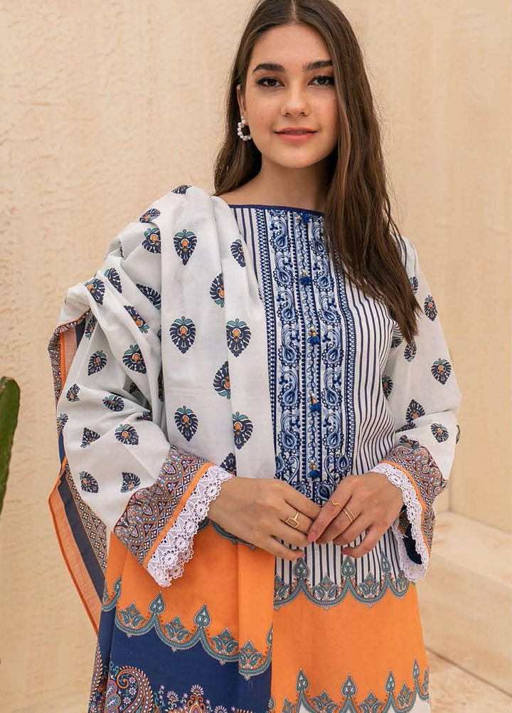 Zellbury Embroidered Cambric Suits Unstitched 2 Piece ZL21CB WUC21E20017 - Winter Collection