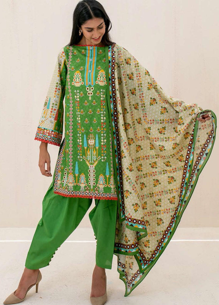 Zellbury Printed Cambric Suits Unstitched 3 Piece ZL21CB WUC21X30027 - Winter Collection