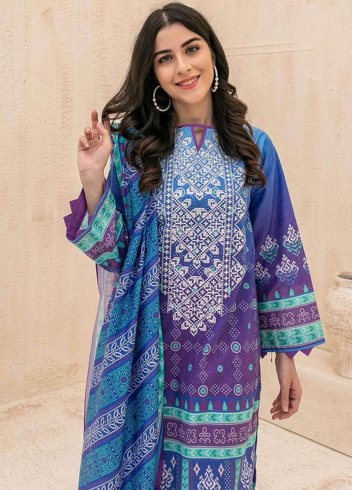 Zellbury Embroidered Cambric Suits Unstitched 3 Piece ZL21CB WUC21E30052 - Winter Collection