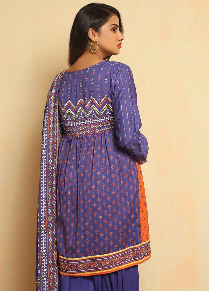 Zellbury Printed Viscose Suits Unstitched 2 Piece ZL21CB WUC21X20048 - Winter Collection