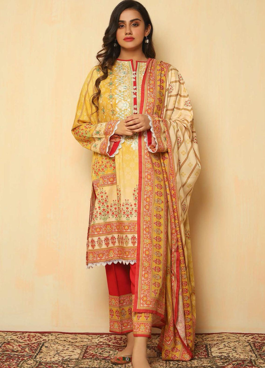 Zellbury Embroidered Viscose Suits Unstitched 2 Piece ZL21CB WUC21X20041 - Winter Collection