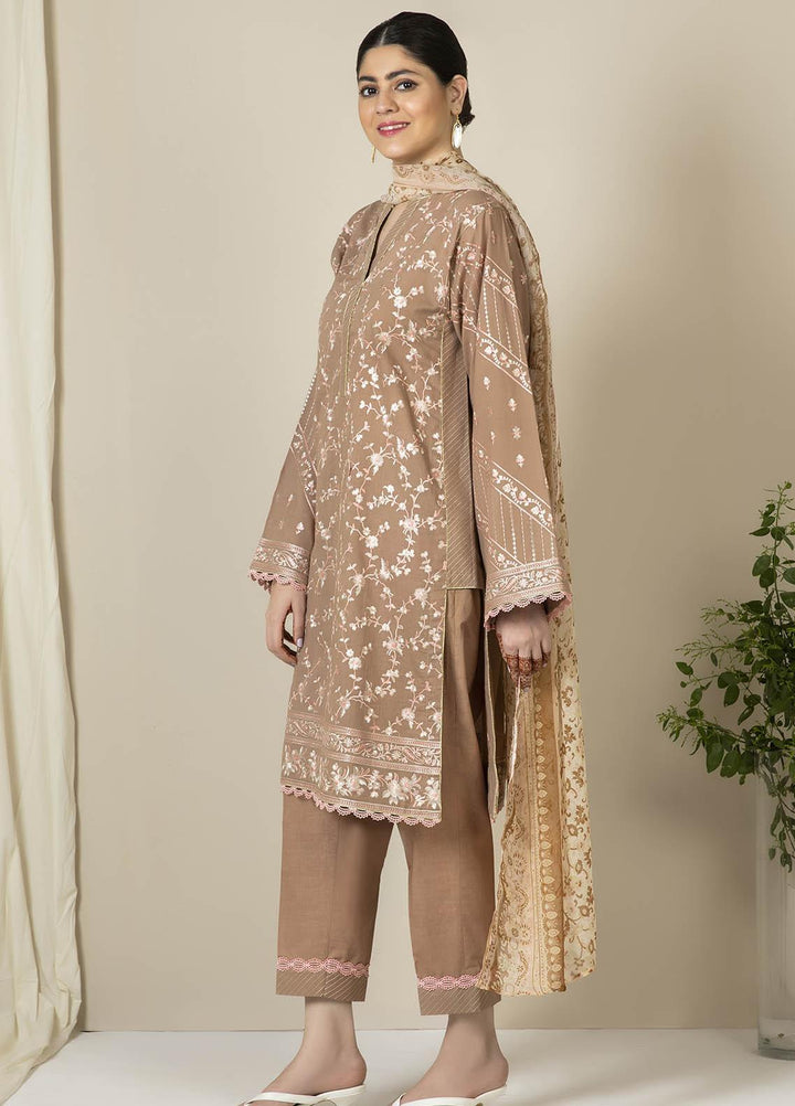 Zellbury Embroidered Lawn Suits Unstitched 3 Piece ZB21EL 879 - Summer Collection