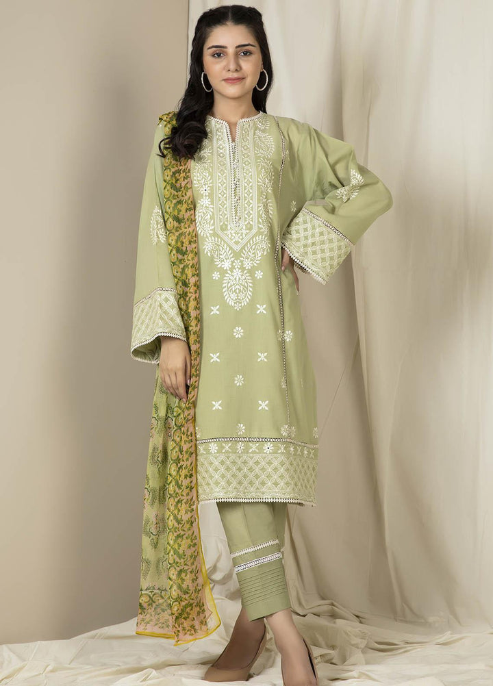 Zellbury Embroidered Lawn Suits Unstitched 3 Piece ZB21EL 882 - Summer Collection