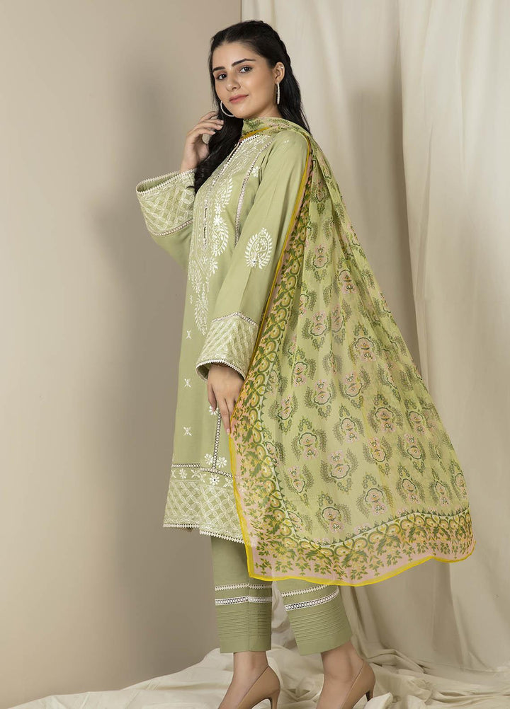 Zellbury Embroidered Lawn Suits Unstitched 3 Piece ZB21EL 882 - Summer Collection