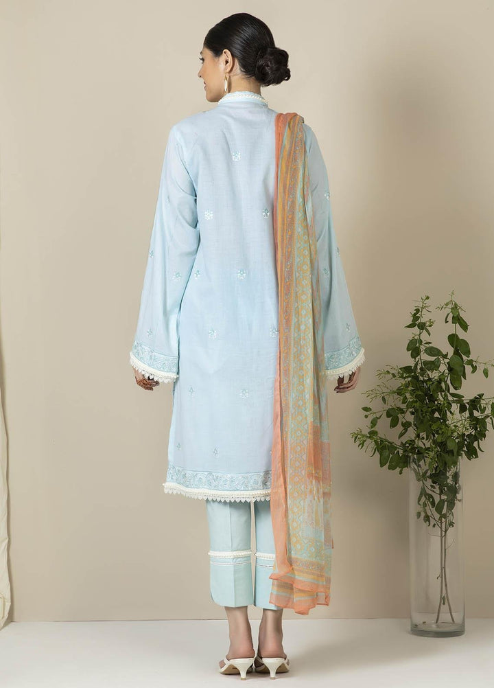 Zellbury Embroidered Lawn Suits Unstitched 3 Piece ZB21EL 885 - Summer Collection