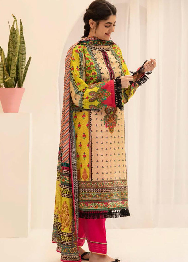 Zellbury Printed Lawn Suits Unstitched 3 Piece ZB21L-2 Wusc 754 - Summer Collection