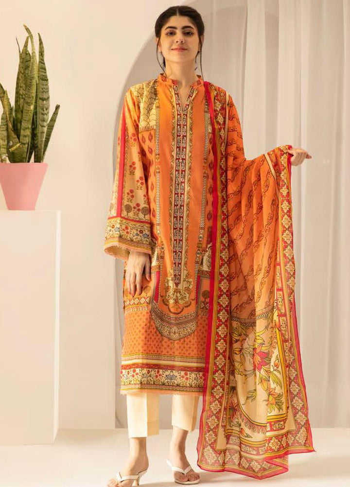 Zellbury Printed Lawn Suits Unstitched 3 Piece ZB21L-2 Wusc 755 - Summer Collection