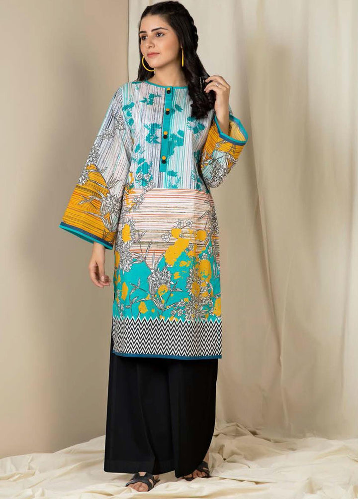 Zellbury Printed Lawn  Unstitched Kurties ZB21L-2 Wusc 799 - Summer Collection