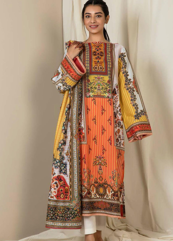 Zellbury Printed Lawn Suits Unstitched 3 Piece ZB21L-2 Wusc 845 - Summer Collection