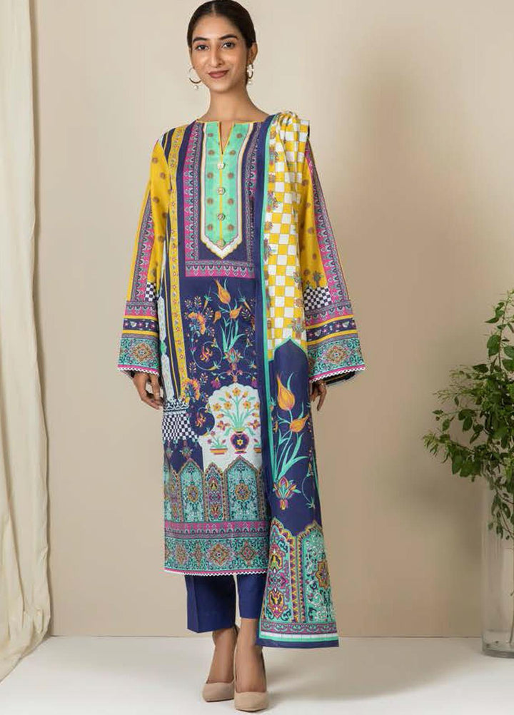 Zellbury Printed Lawn Suits Unstitched 3 Piece ZB21L-2 Wusc 846 - Summer Collection