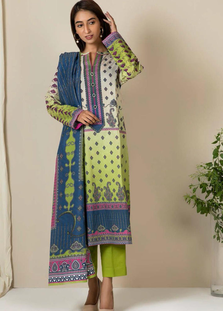Zellbury Printed Lawn Suits Unstitched 3 Piece ZB21L-2 Wusc 849 - Summer Collection