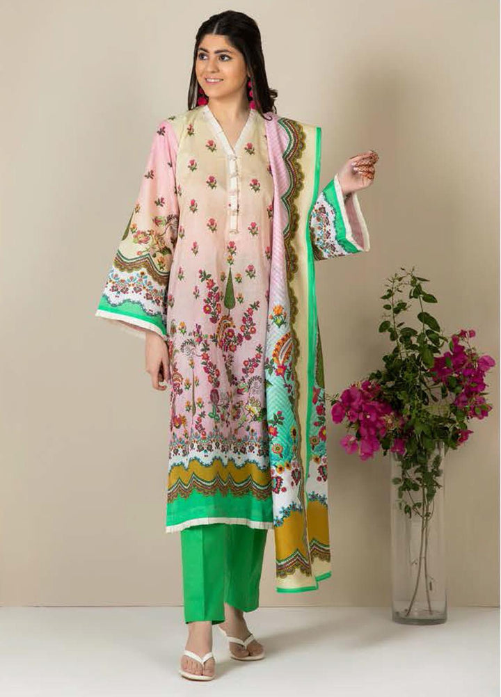 Zellbury Printed Lawn Suits Unstitched 3 Piece ZB21L-2 Wusc 853 - Summer Collection