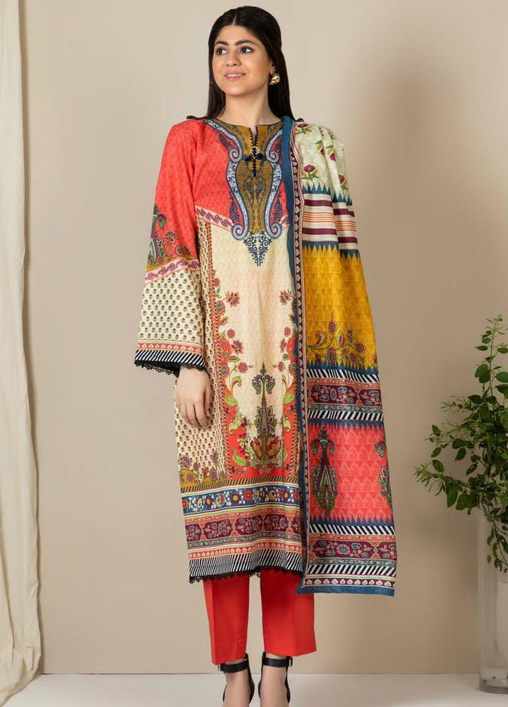 Zellbury Printed Lawn Suits Unstitched 3 Piece ZB21L-2 Wusc 854 - Summer Collection