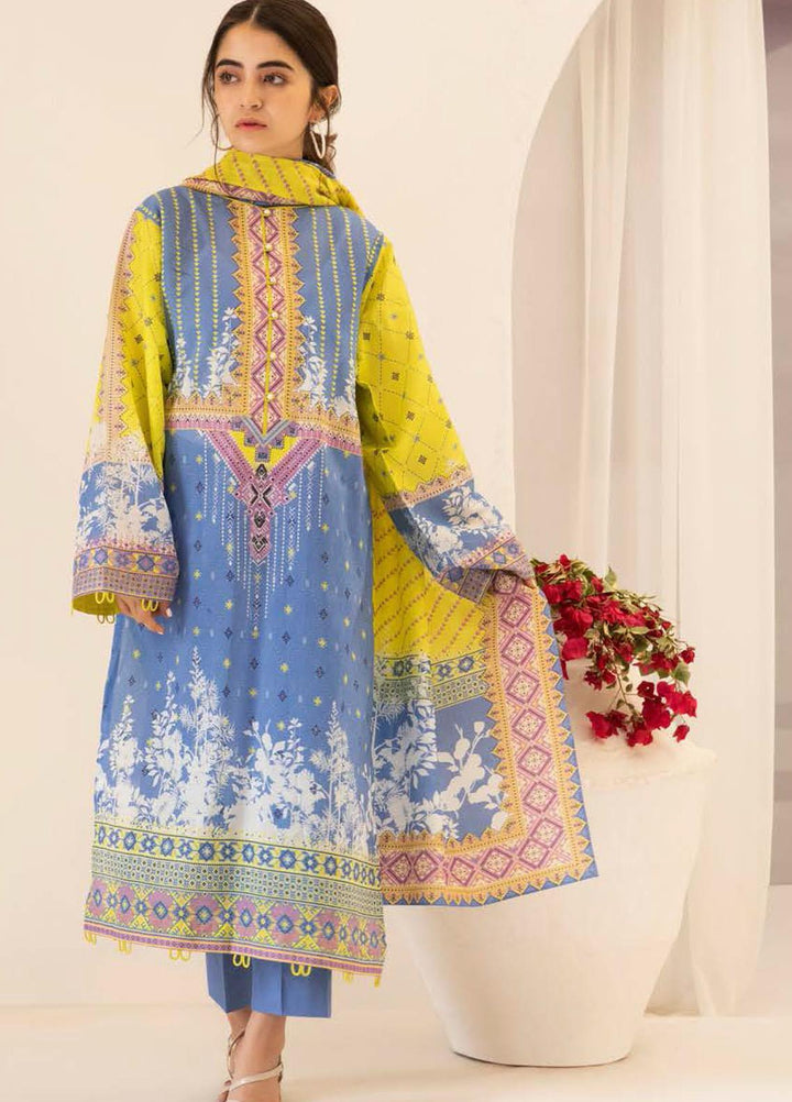 Zellbury Printed Lawn Suits Unstitched 3 Piece ZB21L-2 Wusc 856 - Summer Collection