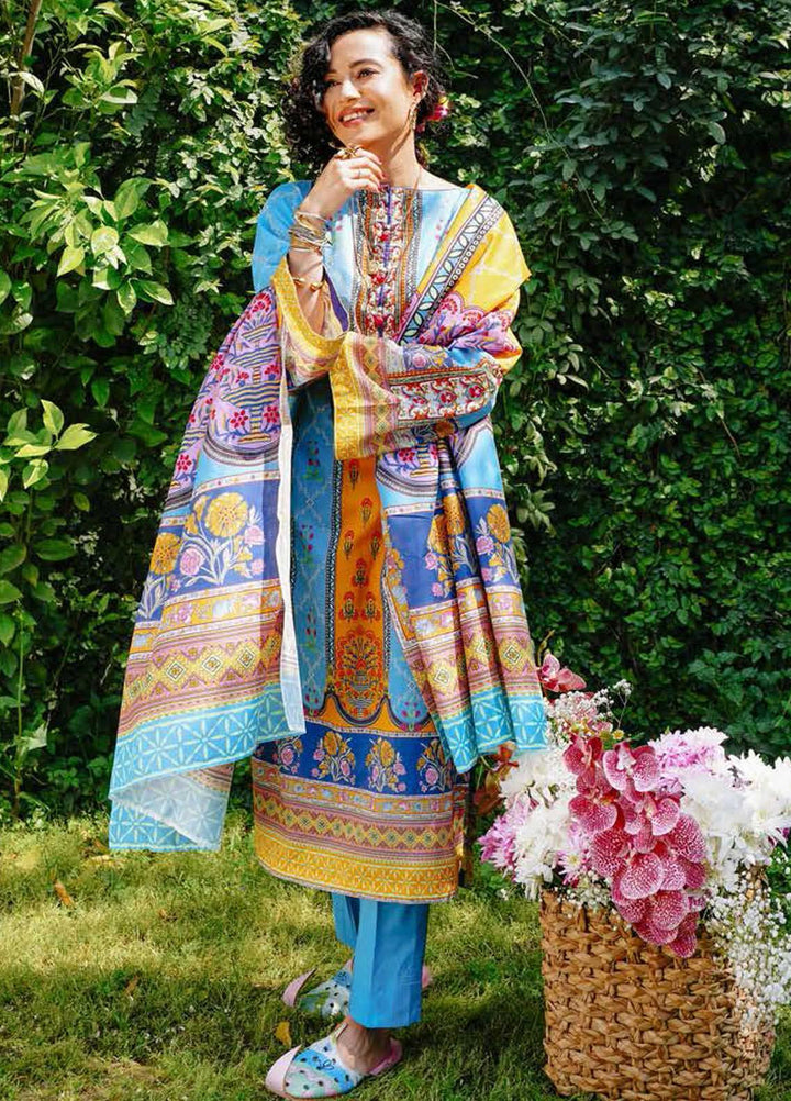 Zellbury Printed Lawn Suits Unstitched 3 Piece ZB21L-2 Wusc 857 - Summer Collection