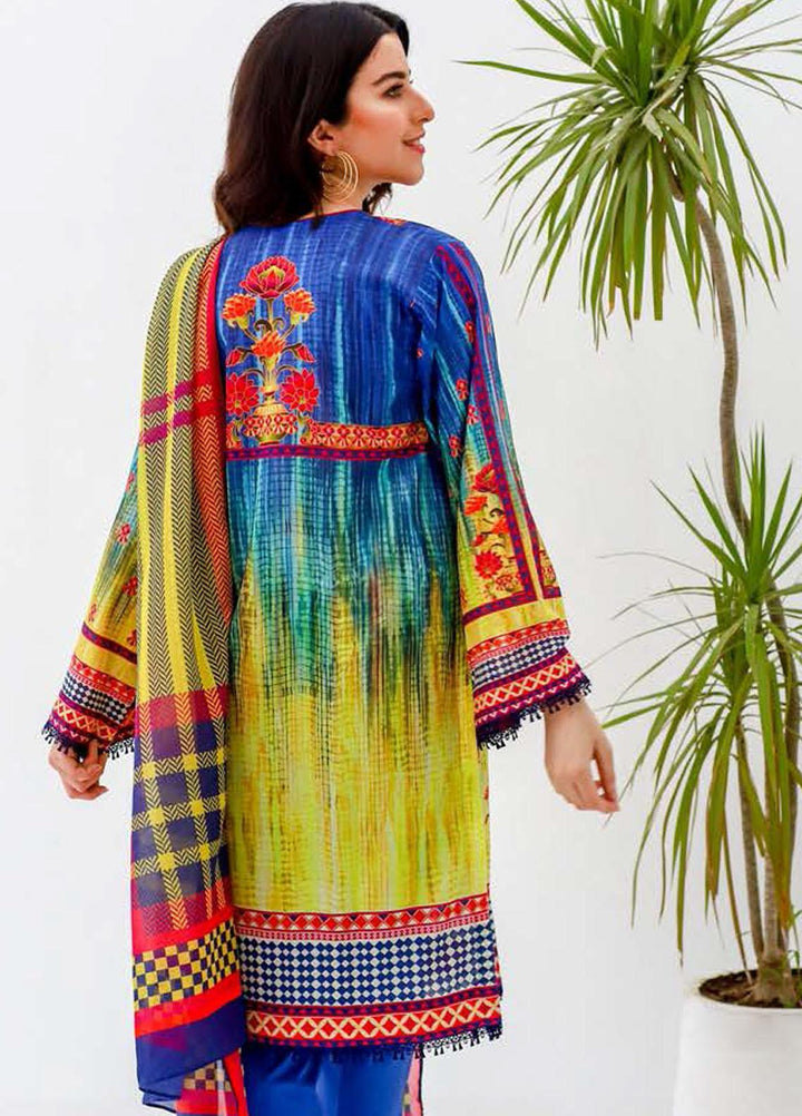 Zellbury Printed Lawn Suits Unstitched 3 Piece ZB21L-2 Wusc 922 - Summer Collection