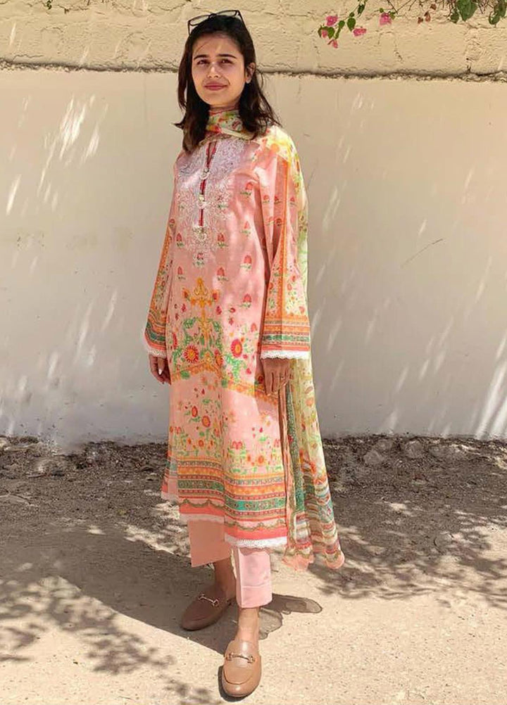 Zellbury Embroidered Lawn Suits Unstitched 2 Piece ZB21L-2 Wusce 825 - Summer Collection