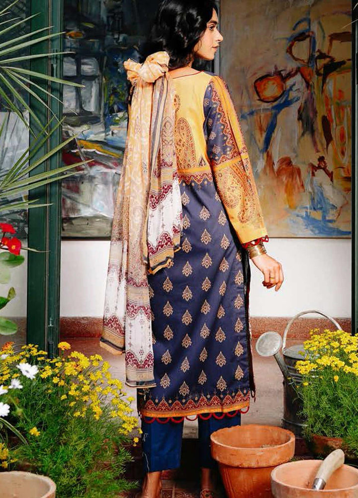 Zellbury Embroidered Lawn Suits Unstitched 2 Piece ZB21L-2 Wusce 826 - Summer Collection