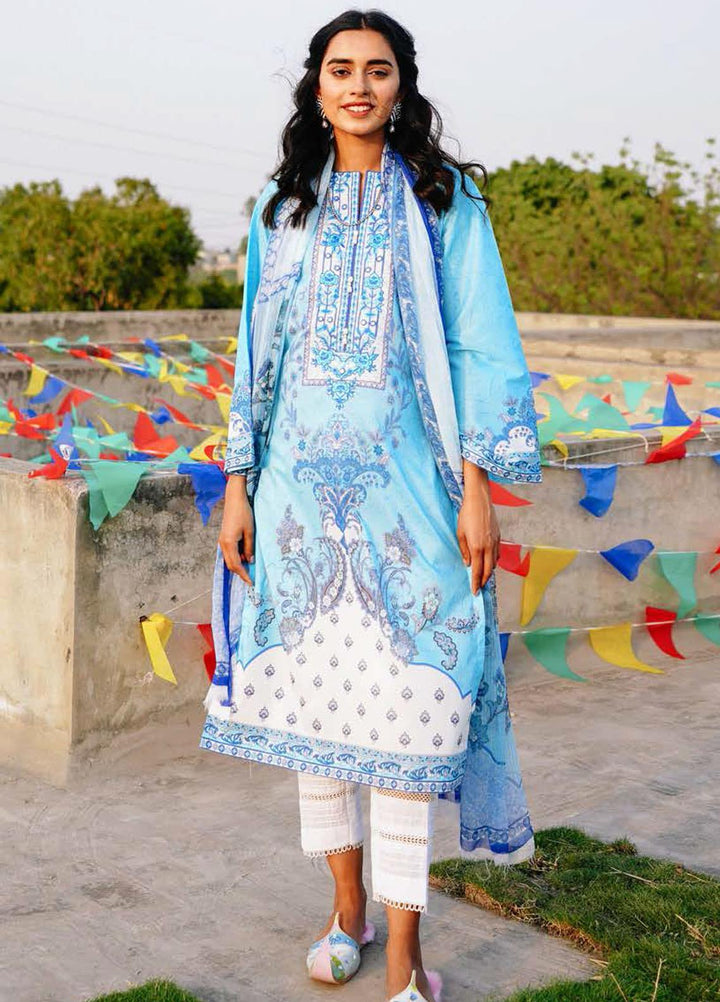 Zellbury Embroidered Lawn Suits Unstitched 2 Piece ZB21L-2 Wusce 827 - Summer Collection