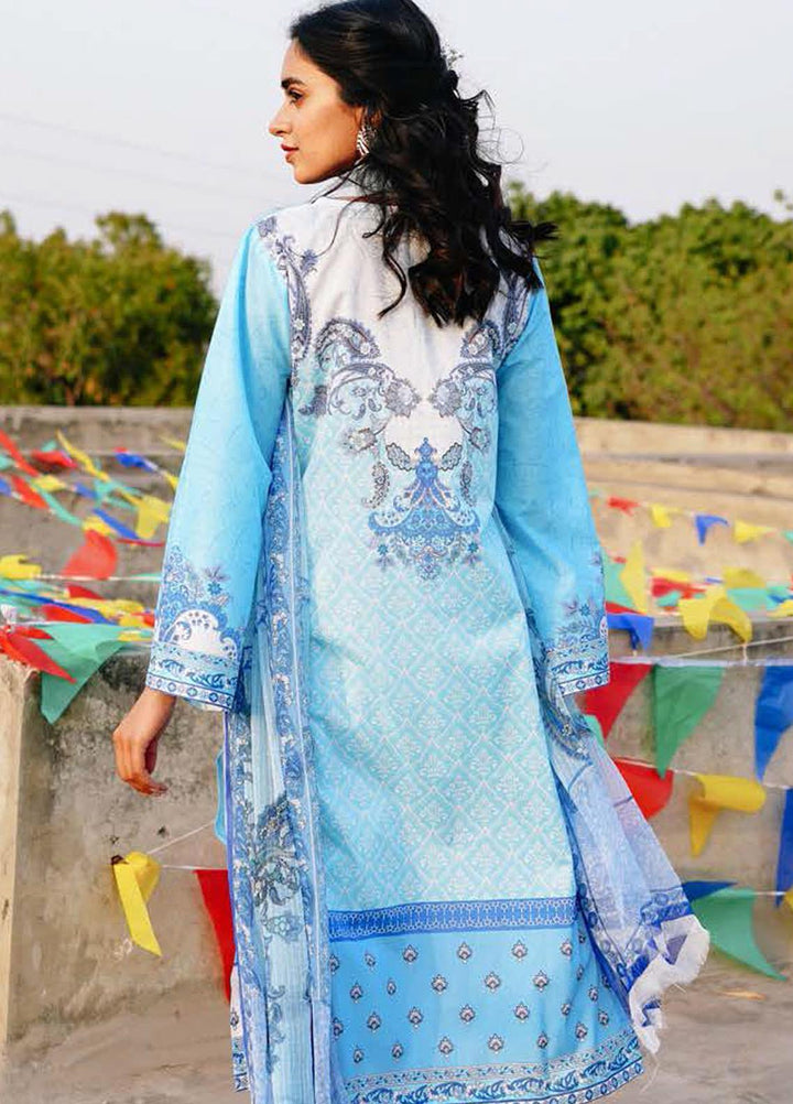 Zellbury Embroidered Lawn Suits Unstitched 2 Piece ZB21L-2 Wusce 827 - Summer Collection