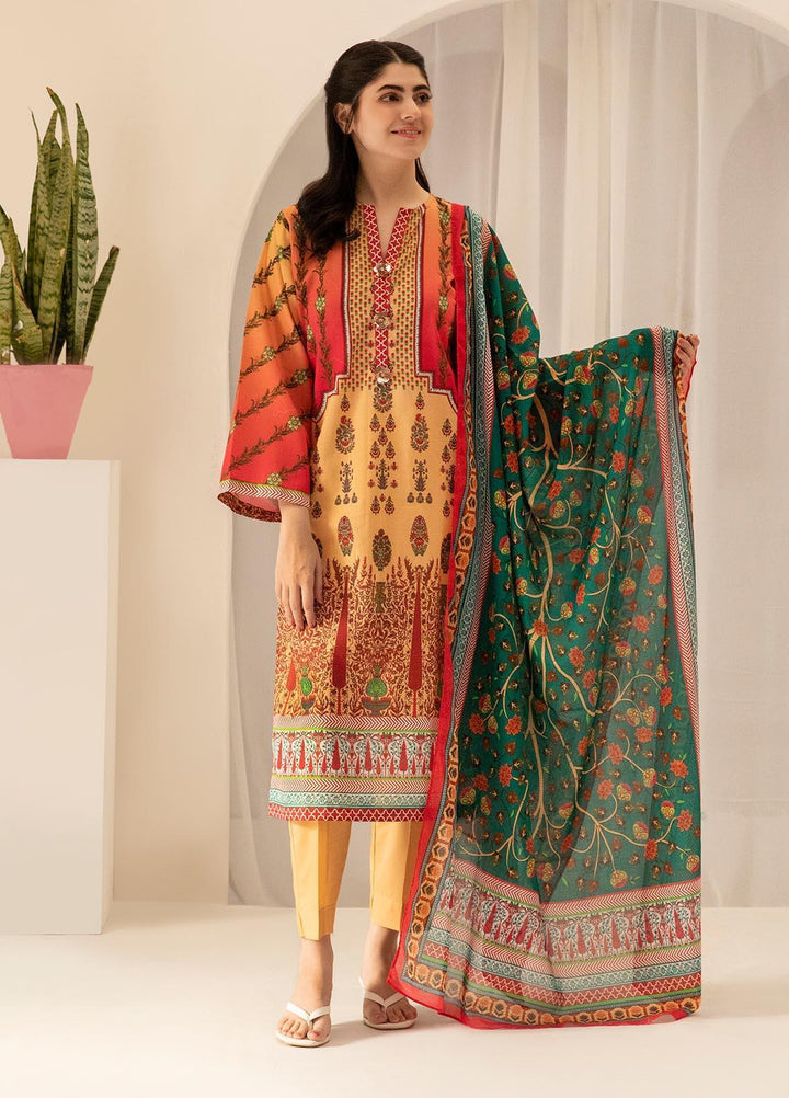 Zellbury Printed Lawn Suits Unstitched 3 Piece ZL21UL ZW-758 - Summer Collection