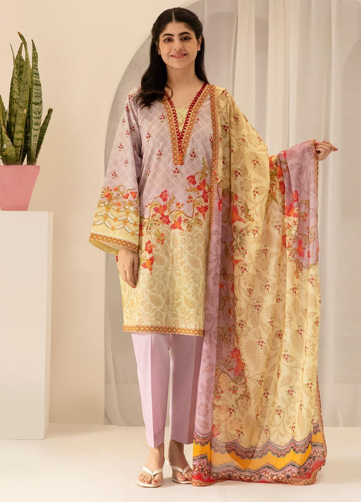 Zellbury Printed Lawn Suits Unstitched 3 Piece ZL21UL ZW-768 - Summer Collection