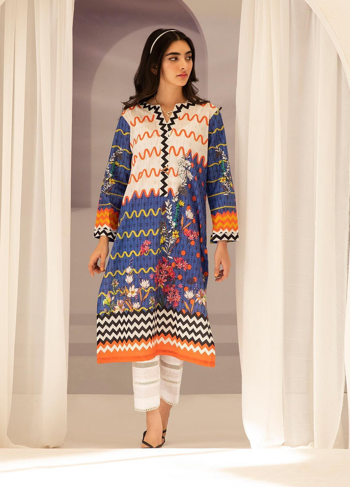 Zellbury Printed Lawn  Unstitched Kurties ZL21UL ZW-802 - Summer Collection