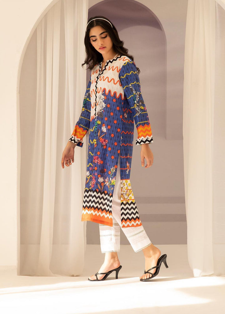Zellbury Printed Lawn  Unstitched Kurties ZL21UL ZW-802 - Summer Collection